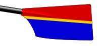 Image showing the rowing club's blade colours