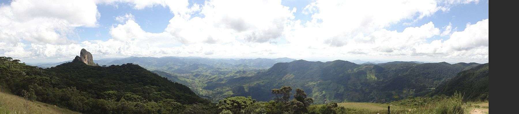 view from near top of rock