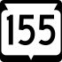 State Trunk Highway 155 marker