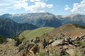 The Wallowa Mountains.