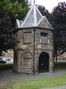 Small building used as a prison