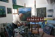 Yankel in his studio