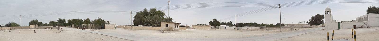 Panorama of the town of Zekreet.